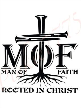 Man Of Faith - Rooted In Christ Graphic hand towel
